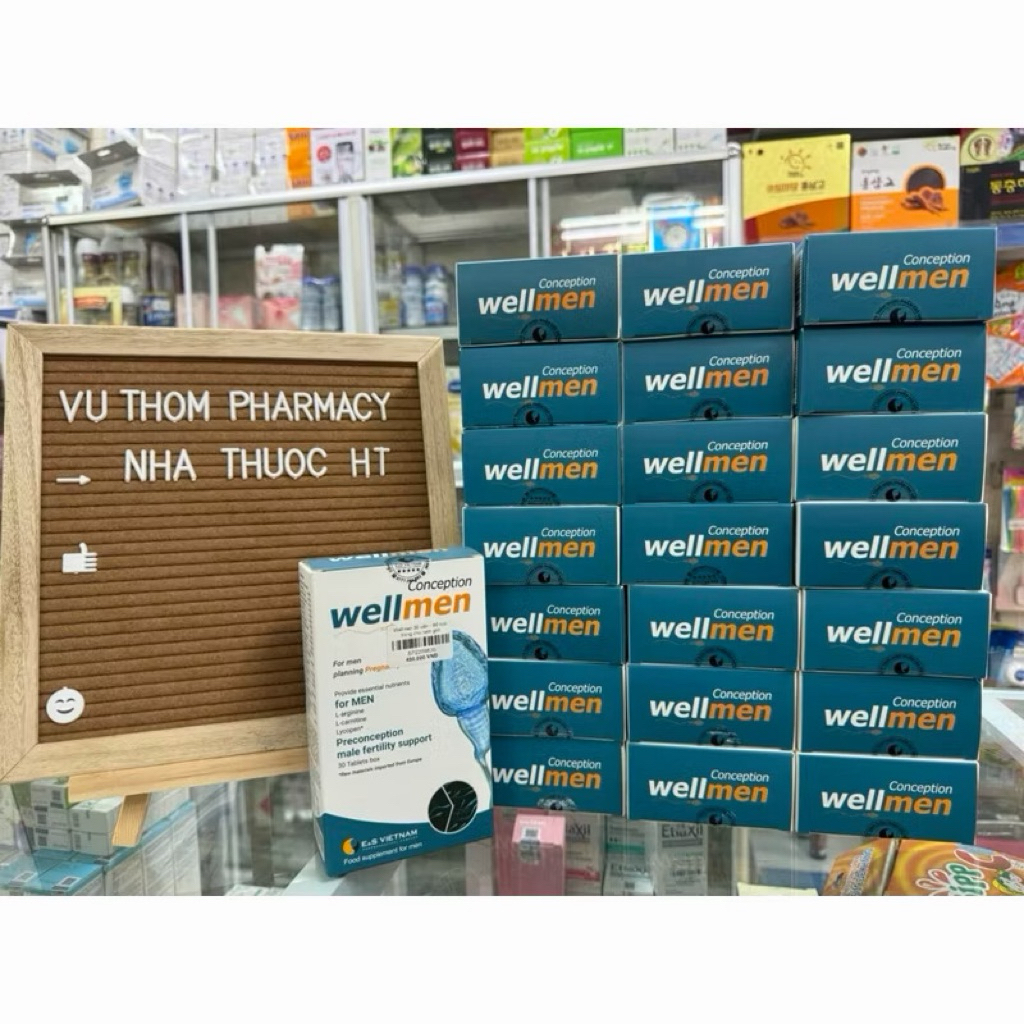 Wellmen Conception Bổ Tinh Trùng- Tăng chất lượng tinh trùng, cải thiện sức khỏe nam giới