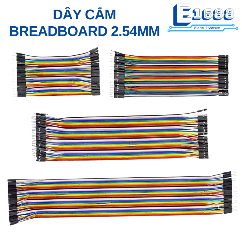 Dây bus 2.54 đủ màu 10 - 40cm ( 40 sợi 1 bus)