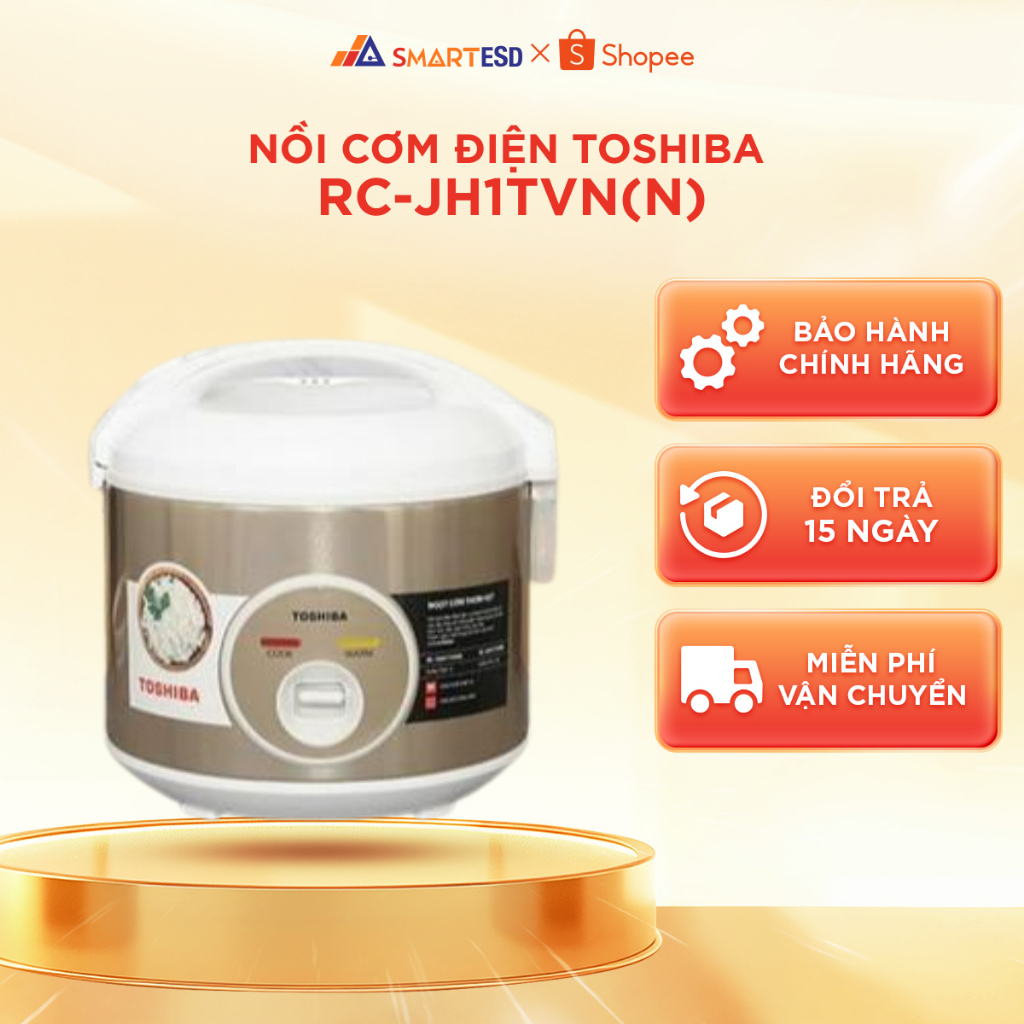 Nồi cơm điện Toshiba RC-10JH1TVN(N) 1L/18JH1TVN(N) 1.8L - BH 12 tháng