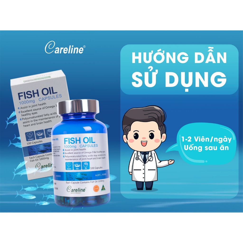 Careline Salmon Fish Oil 100 viên