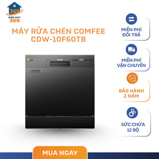 Máy Rửa Chén Để Bàn COMFEE CDW-10F60TB – Sức Chứa 12 Bộ – Diệt Khuẩn Bằng UV Hiện Đại – SMC