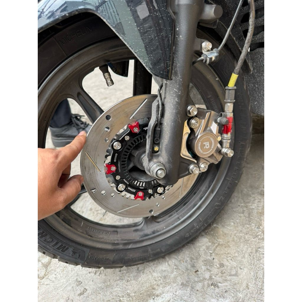 Đĩa thắng Ghracing Race Floating ABS AB150 AB160 Supercup125 Ghracing size 220mm 5 lỗ