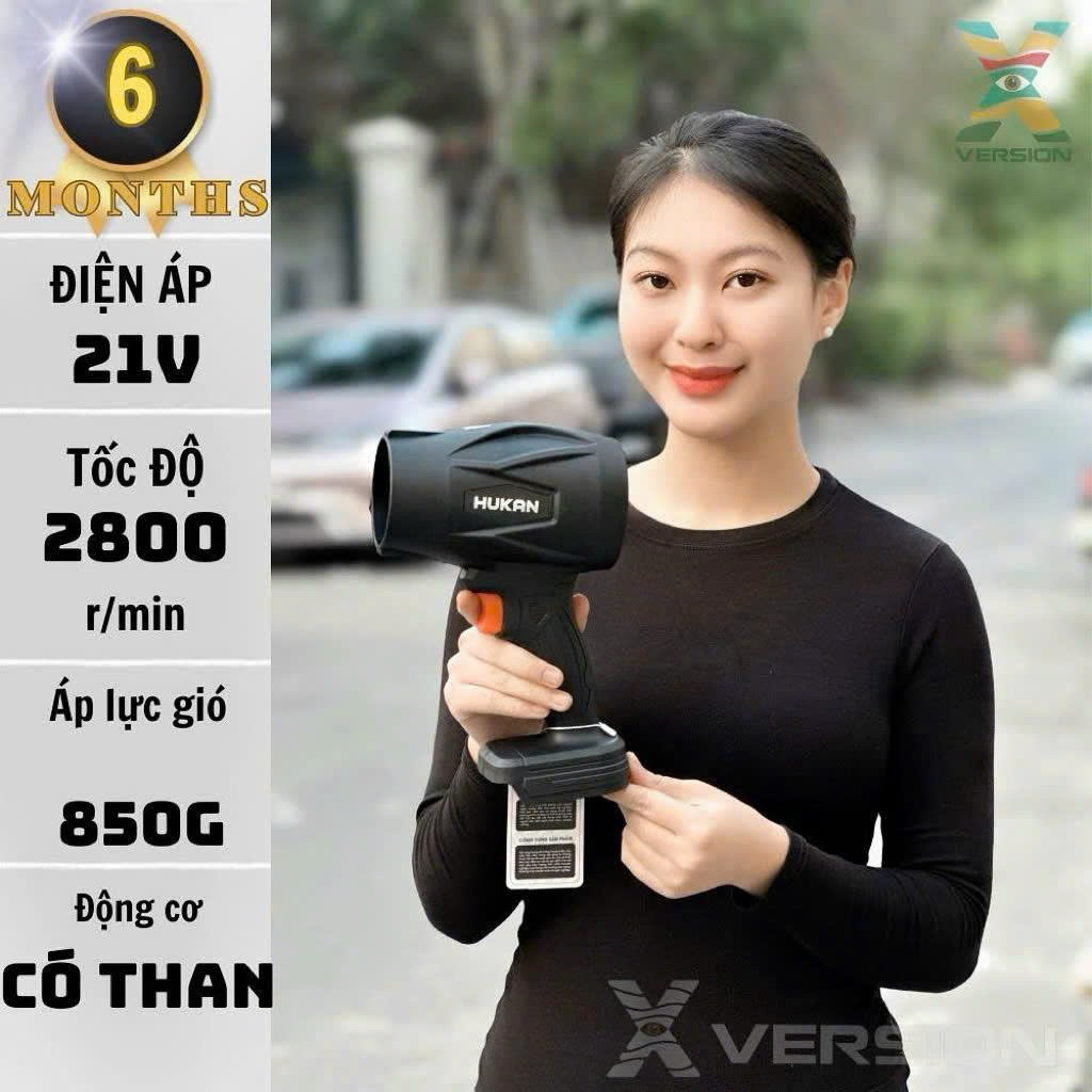 Máy thổi phản lực HUKAN G1-MT024S, sử dụng chân pin phổ thông - Xversion