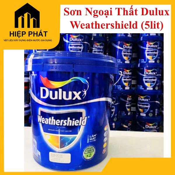 Sơn ngoại thất cao cấp Dulux Weathershield 5 lít