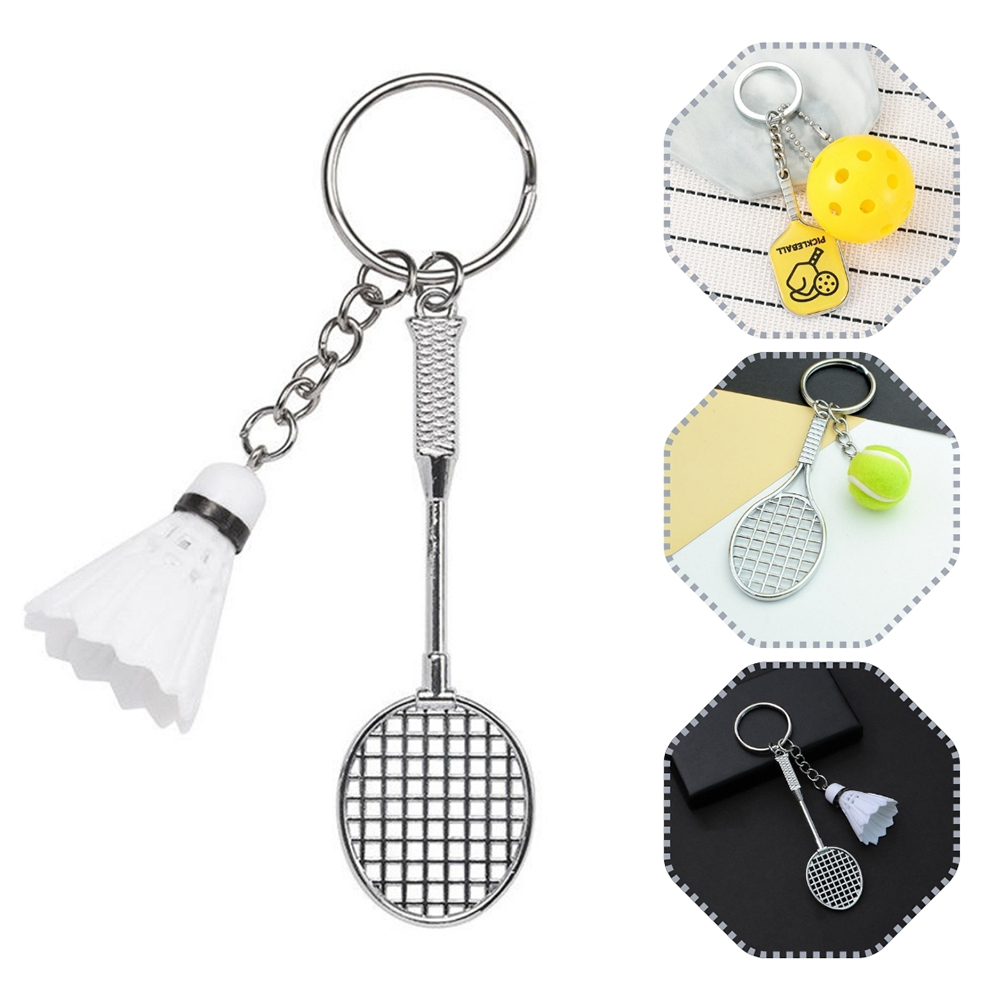 Móc chìa khóa ba lô Tennis Pickleball Cầu Lông Badminton siêu đẹp mua 1 được 2