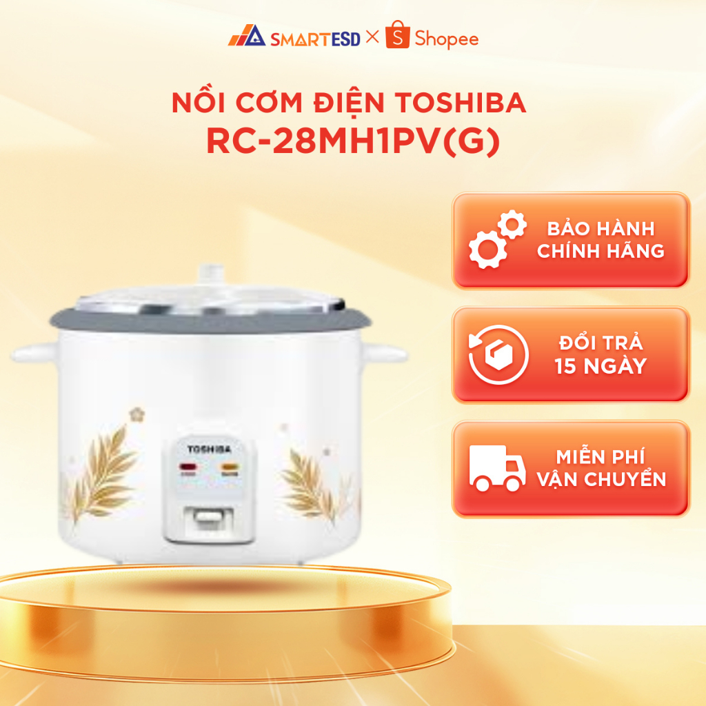 Nồi cơm điện Toshiba RC-28MH1PV(G) - BẢO HÀNH 12 THÁNG