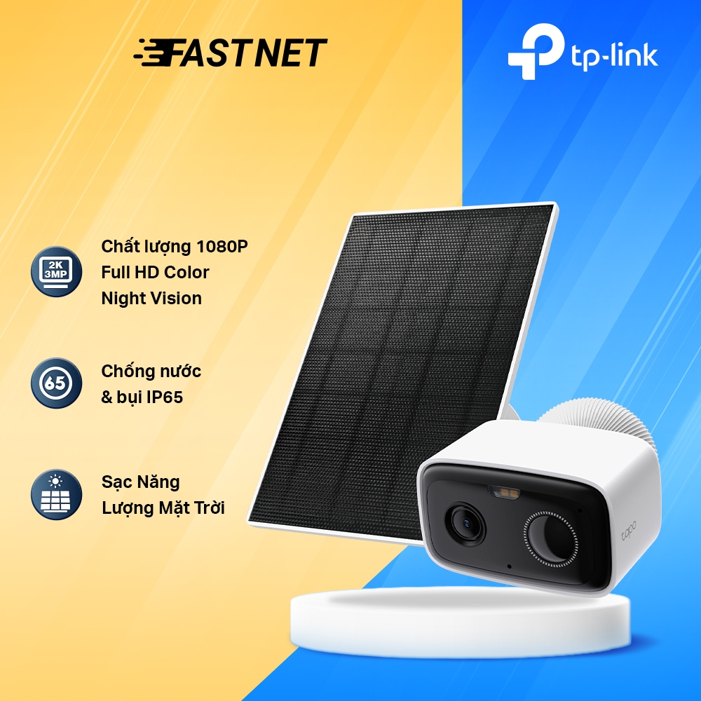 Camera Ngoài Trời TP-Link Tapo C400 / C400 KIT | Có Màu Ban Đêm, Full HD 1080p, IP65