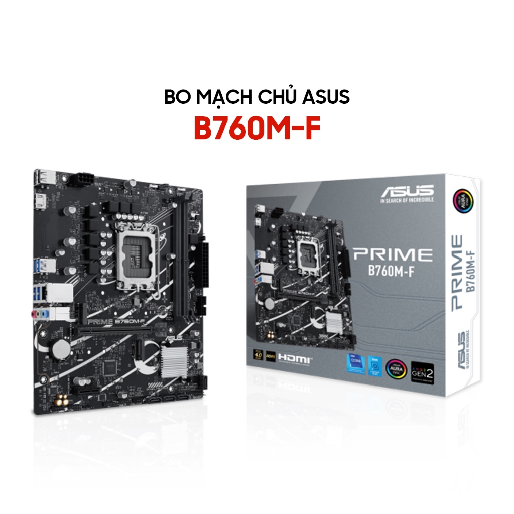 Mainboard Asus Prime B760M-F DDR5 - Bảo hành 36 tháng