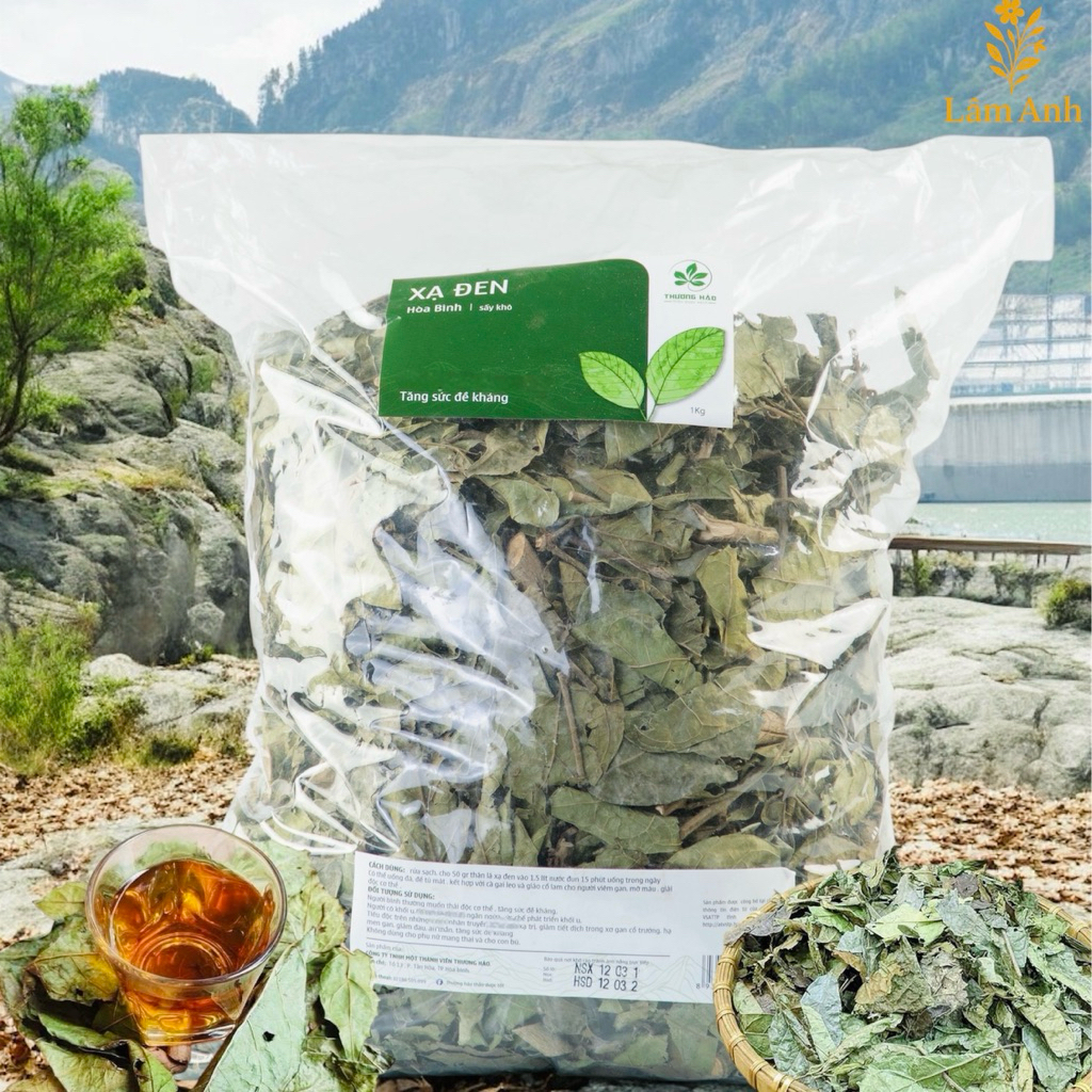 1Kg Xạ Đen Hoà Bình Chuẩn GMPWHO (Loại Đặc Biệt), Giúp Dễ Ngủ, Thanh Lọc, Thanh nhiệt, Có Chứng Nhận ATVSTP Chuẩn Sạch