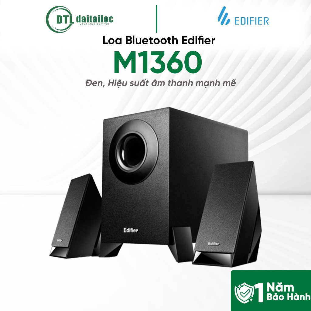 Loa Bluetooth Edifier M1360 Black | Hàng Chính Hãng | Bảo Hành 12 Tháng