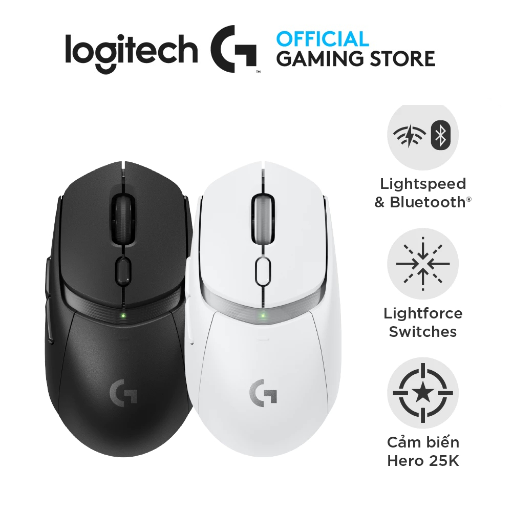 Logitech G309 Lightspeed Bluetooth Wireless Gaming Mouse - Switch LIGHTFORCE, HERO 25K