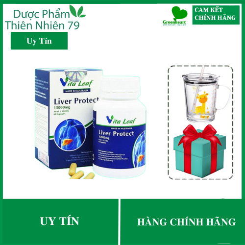 VIÊN UỐNG LIVER PROTECT  - Hỗ Trợ Mát Gan Hỗ Trợ Chức Năng Gan - Hộp 60 Viên