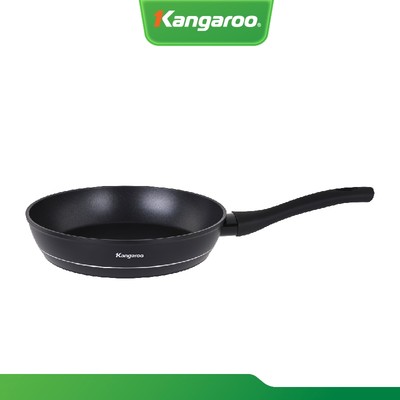 Chảo nhôm chống dính Kangaroo KGFAB Đen bóng 20-24-26-30cm - SO BLACK Series