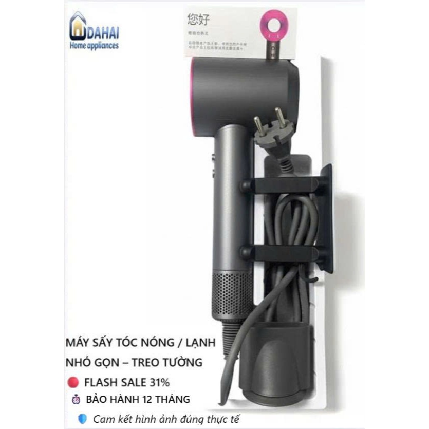 Máy sấy tóc 1800W, 2 chế độ gió, sử dụng trong gia đình