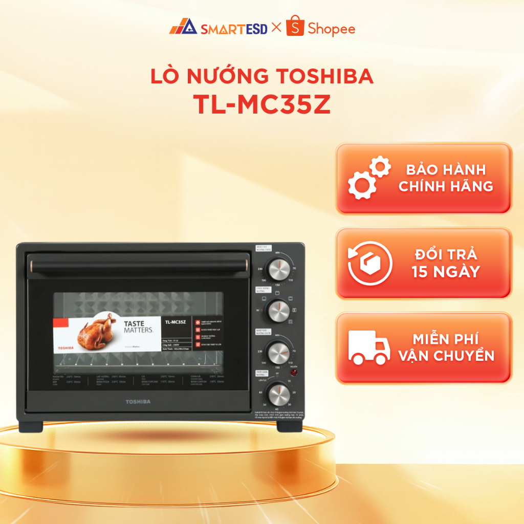 Lò nướng Toshiba TL-MC35Z - BẢO HÀNH CHÍNH HÃNG 12 THÁNG