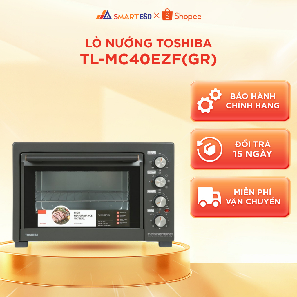 Lò Nướng Toshiba TL-MC40EZF(GR) - BẢO HÀNH CHÍNH HÃNG 12 THÁNG