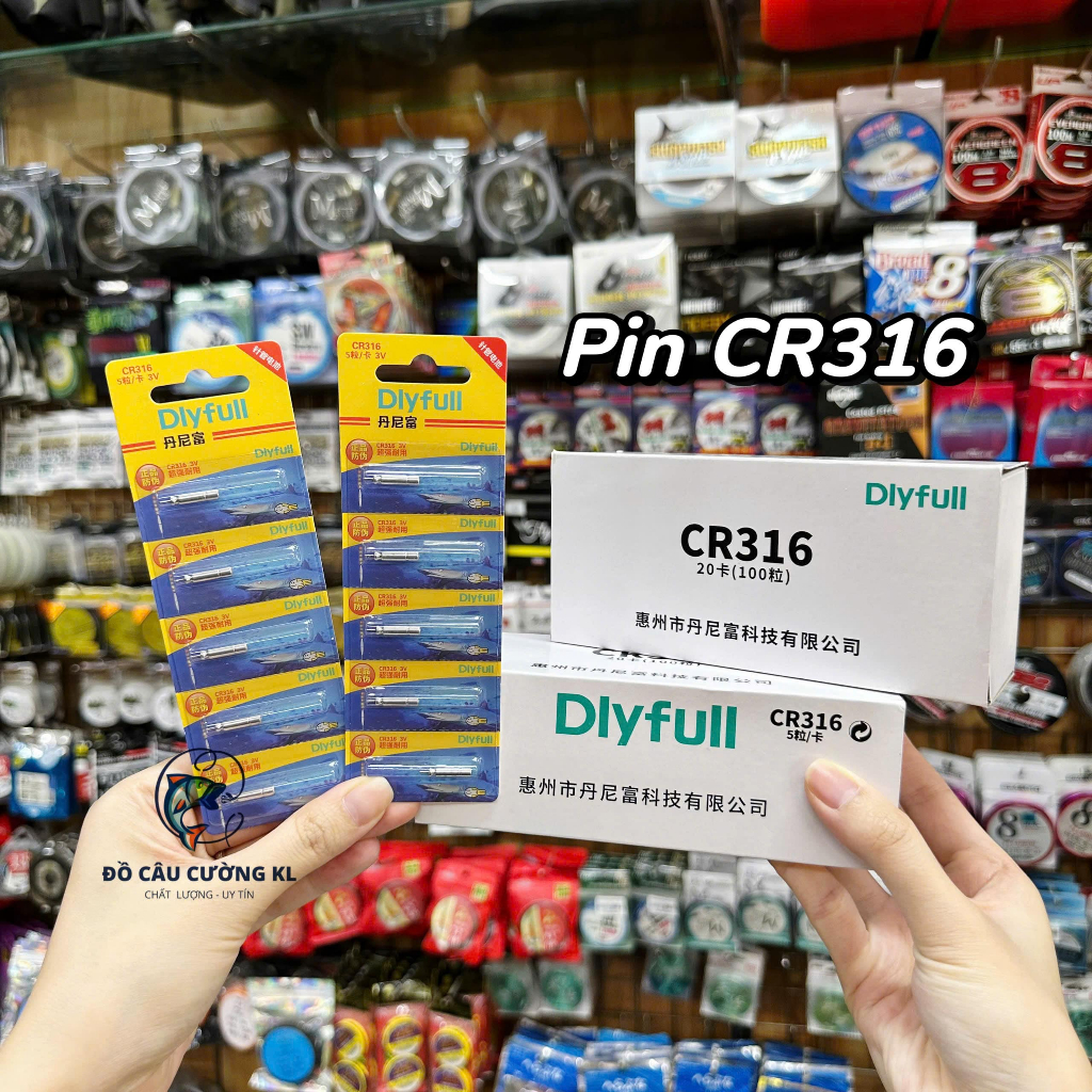 Pin led CR311/CR316 vỉ vàng