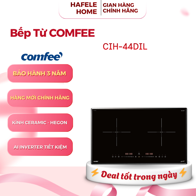 Bếp Từ COMFEE CIH-44DIL – Kính Ceramic - Hegon – Điều Khiển Cảm Ứng – EEH