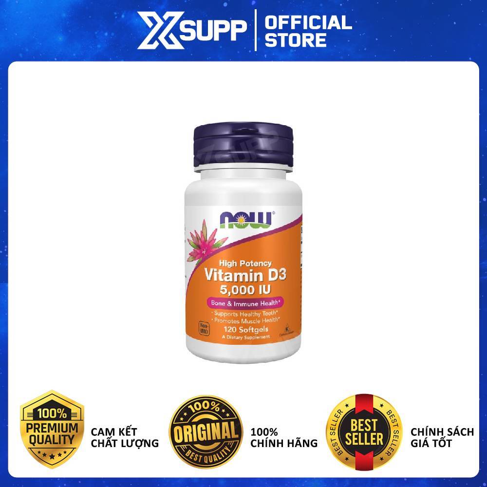 Now High Potency D3 – Bổ Sung Vitamin D