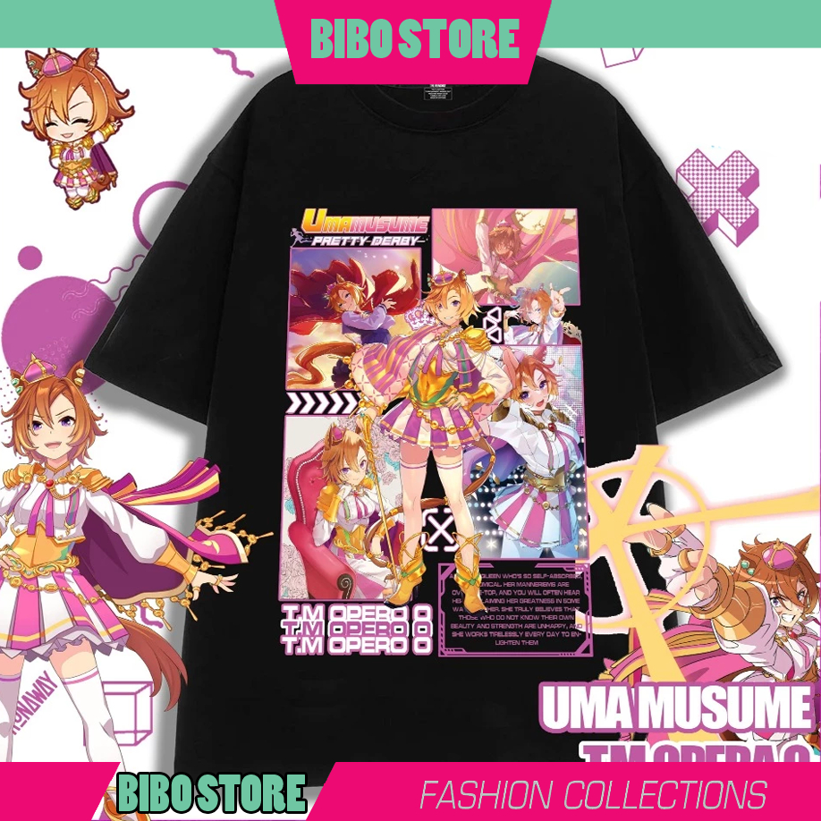 Áo thun in hình Uma Musume: T.M Opera O - Skibidi Toilet Speaker Man,TV Man, Cameraman, Bossman Tita