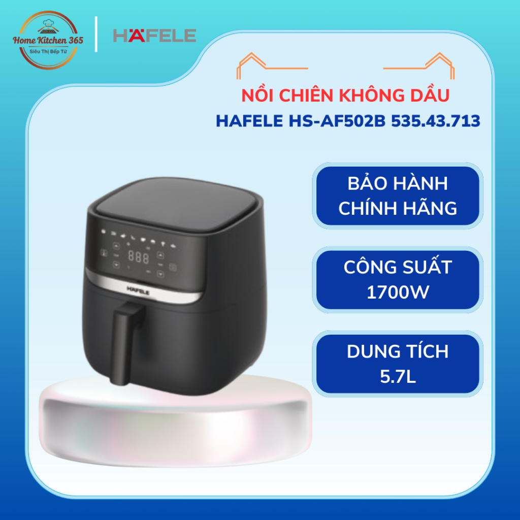 Nồi Chiên Không Dầu Hafele HS-AF502B 535.43.713 | Nồi chiên không dầu cao cấp Hafele