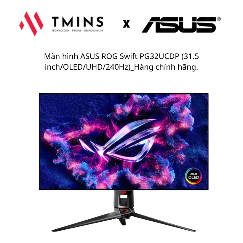 Màn hình ASUS ROG Swift PG32UCDP (31.5 inch/OLED/UHD/240Hz)_Hàng chính hãng.