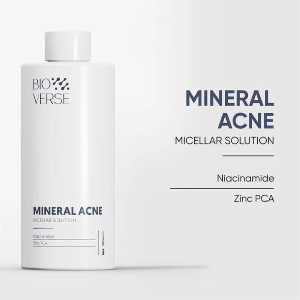 Ảnh 4 của Nước tẩy trang Bioverse Mineral Acne Micellar Solution, Cicaporin Hydrating Micellar làm sạch, dịu nhẹ.