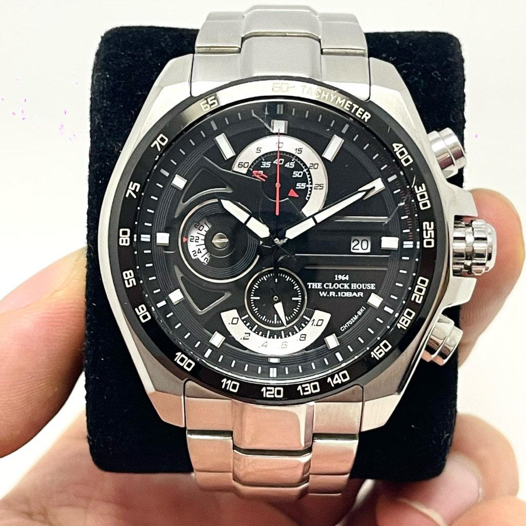 Siêu phẩm 6 kim chono master nam The Clock House - Citizen form PRX cực đẹp 44mm [2HAND]