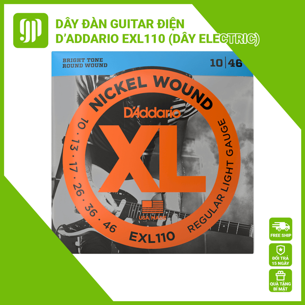 Dây Đàn Điện EXL110 [Size 10] GUITAR PANDA Dành Cho Guitar Điện