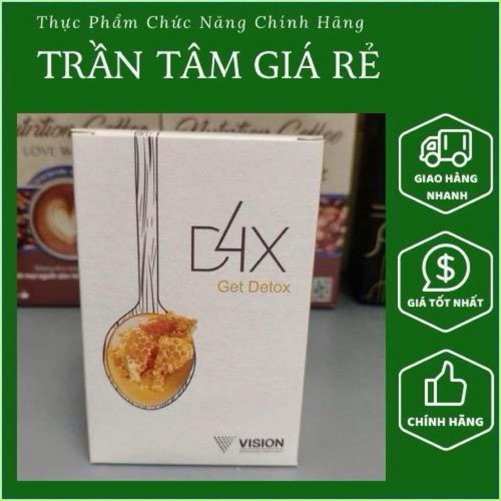 Chính Hãng - D4X Detox Vision Thanh Lọc Cơ Thể