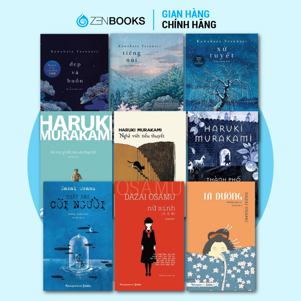 Tuyển Tập Văn Học Nhật Bản Kinh Điển : Thất Lạc Cõi Người, Xứ Tuyết, Tôi Nói Gì Khi Nói Về Chạy Bộ,.