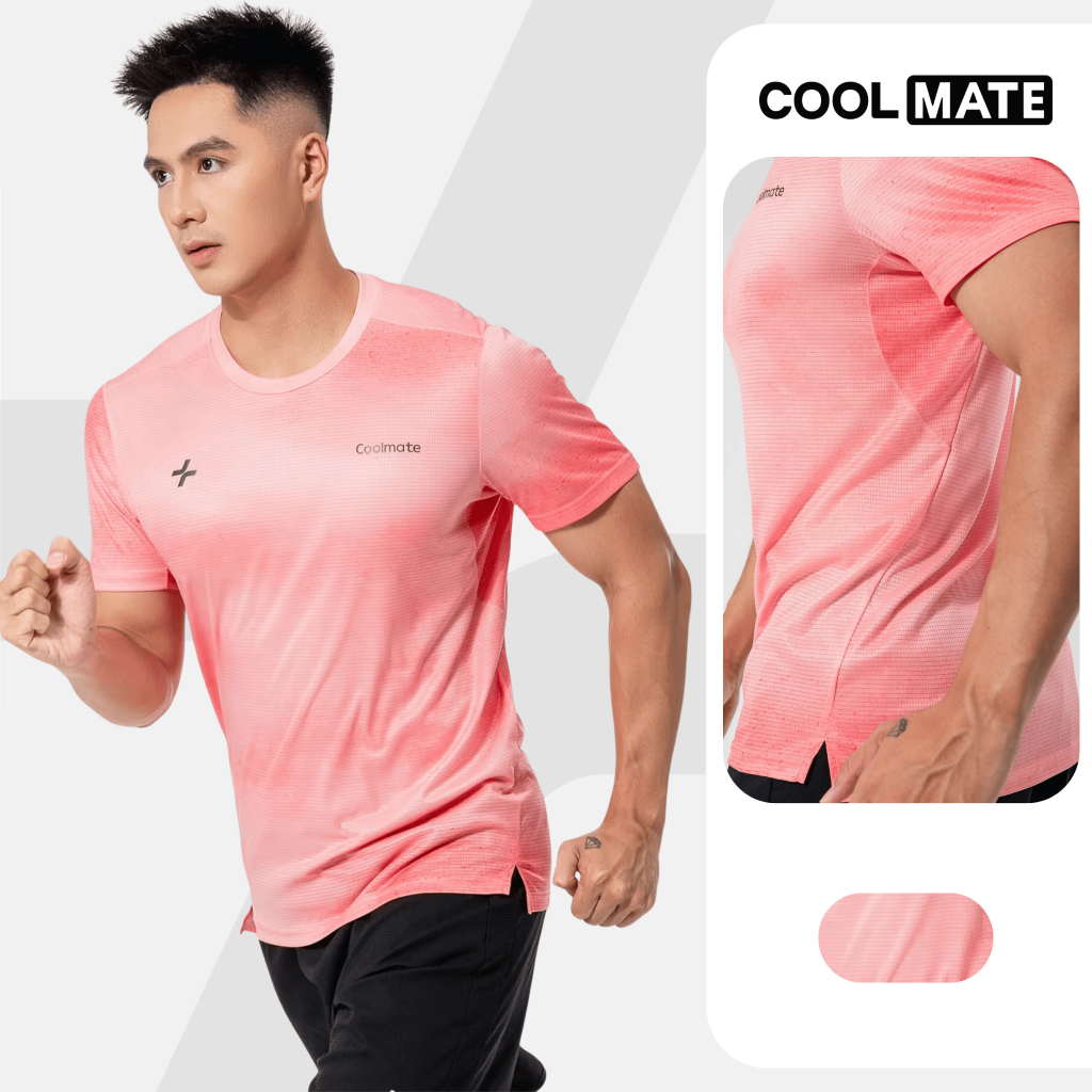 [MỚI]Áo thun nam Tshirt chạy bộ Graphic Sky áo thể thao running nhẹ, thoáng khí, thấm hút tốt Coolmate