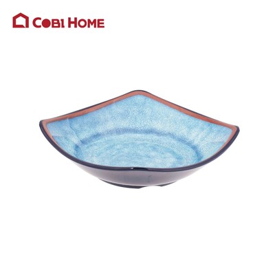 Dĩa vuông Nhựa Melamine màu xanh – Dĩa ăn cao cấp – Bền đẹp, sang trọng