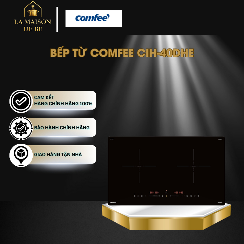 Bếp Từ Comfee CIH-40DHE – 4000W – Khả Năng Gia Nhiệt Liên Tục - Kính Ceramic - Hegon - LMS