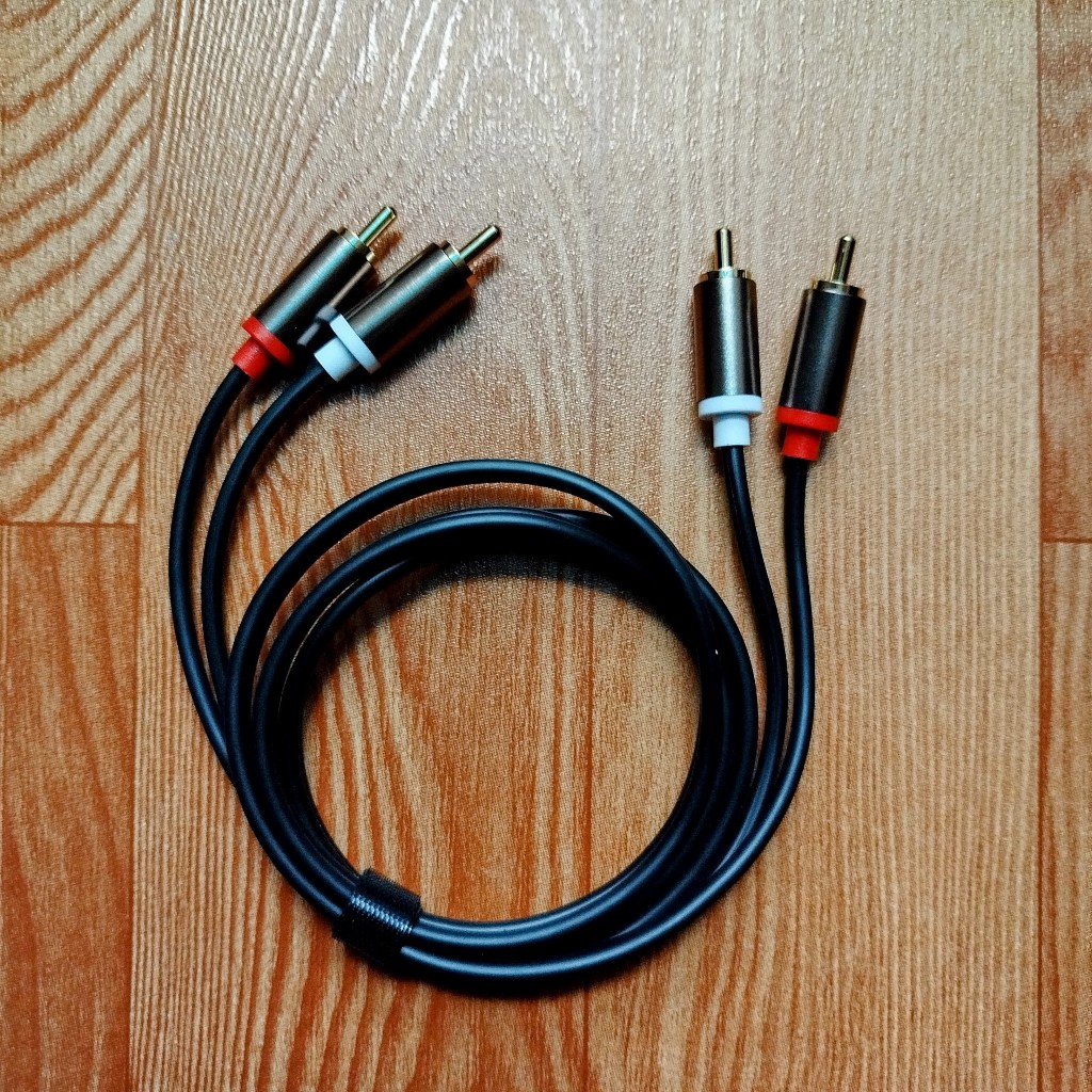 2 RCA to 2 RCA, RCA to RCA, Jack hoa sen, Cáp 2 RCA Đến 2 RCA 1m/2m/3m Cho DVD TV Amplifier CD Sound