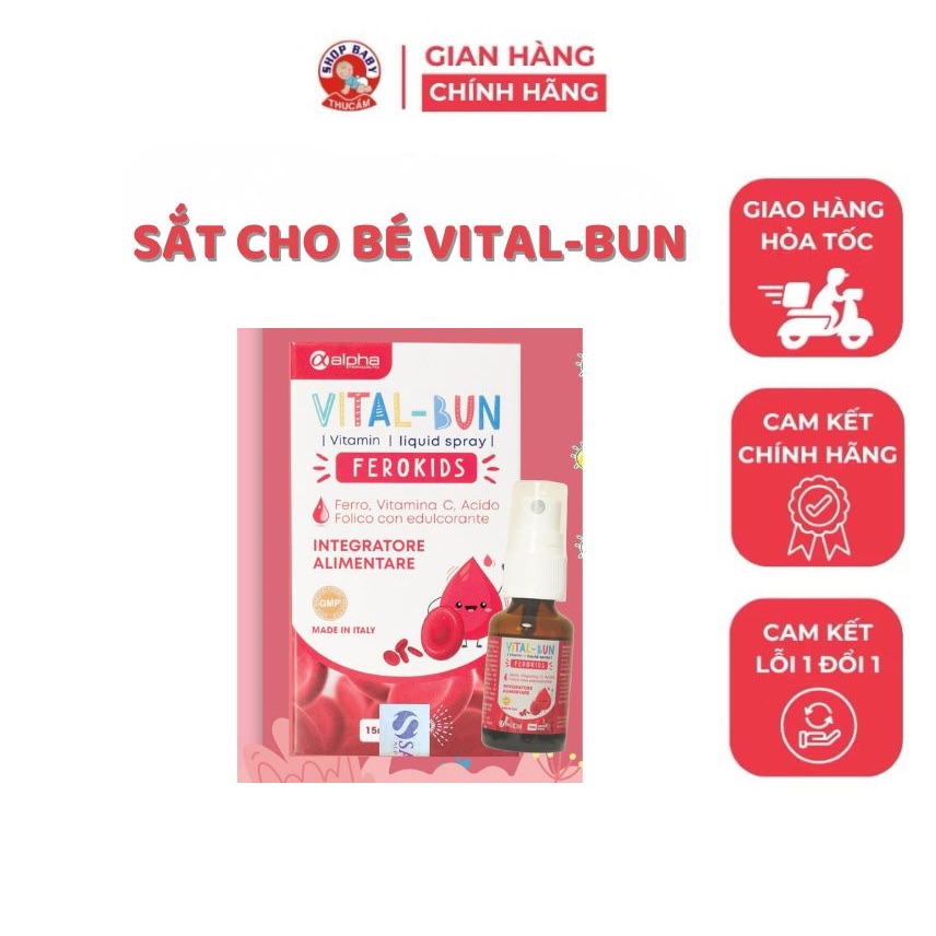 SẮT CHO BÉ VITAL-BUN