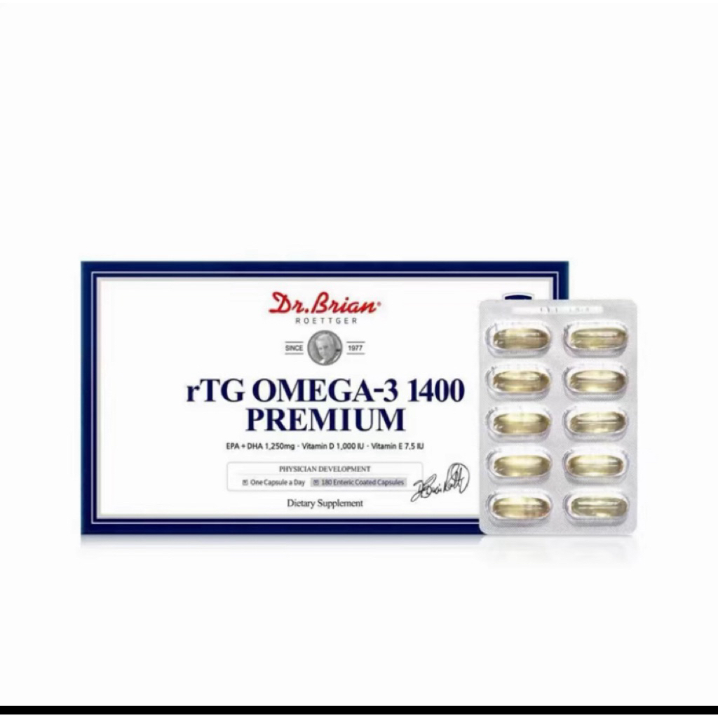 A226_ Viên uống Omega 3 rTG 1400 premium bổ sung EPA và DHA made in USA nz Origin (180 viên)