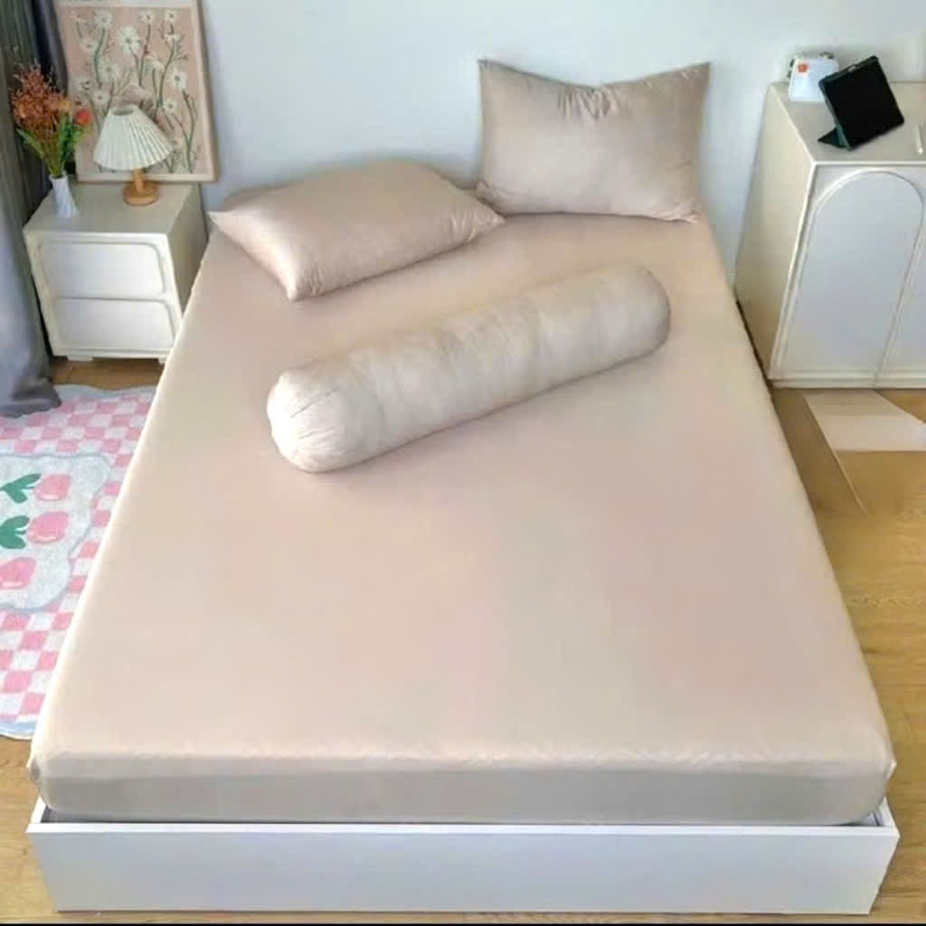 Áo bọc bao vệ nệm 2 mặt có khóa kéo thun lạnh, Áo bảo vệ nệm thun siêu.