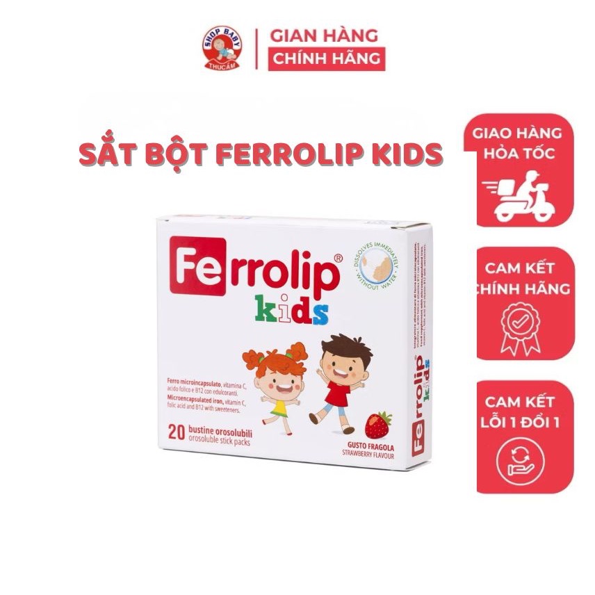 SẮT BỘT CHO BÉ FERROLIP KIDS