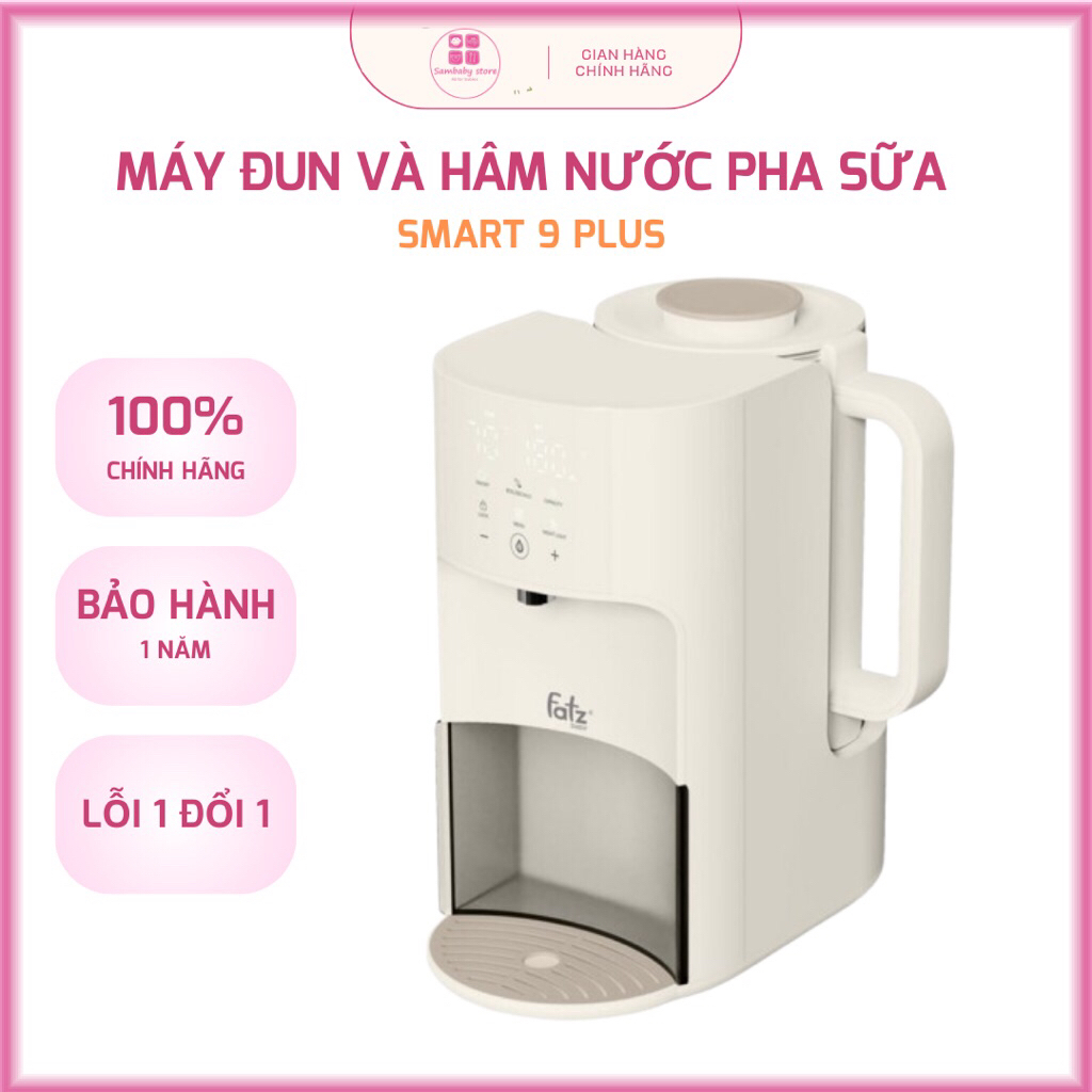 Máy đun và hâm nước pha sữa thông minh tiện lợi Fatz Baby - Smart 9 Plus - FB3821KB
