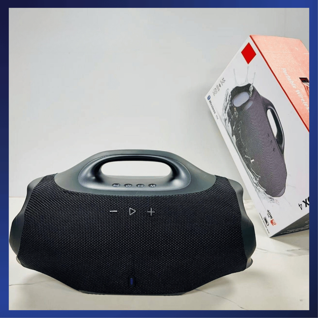 Loa Nghe Nhạc Mini Bombox 4, Bass Hay, Âm Thanh Trầm, Pin Trâu, Loa Bluetooth Không Dây Giá Rẻ