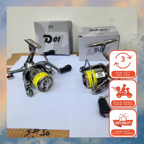 Máy Câu Lure Đứng Cao Cấp Orca D01 ( Có Sẵn Dây Pe ) Giá Rẻ, Siêu Tiện Lợi