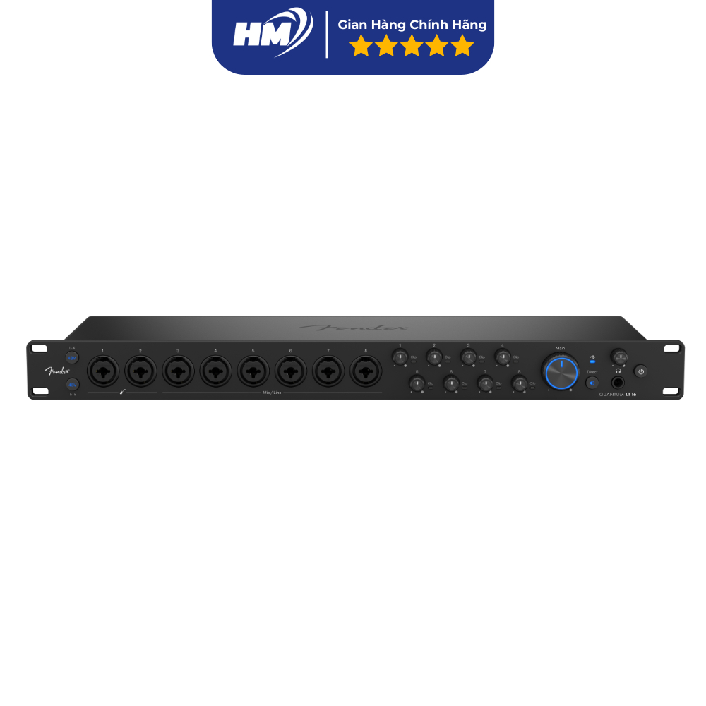 Audio Interface (Soundcard) Fender Quantum LT 16 | Hàng Chính Hãng Thương Hiệu Fender