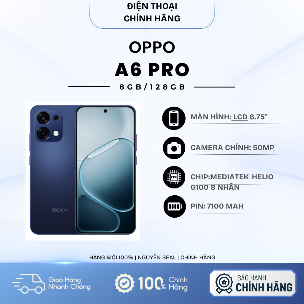 Điện thoại Oppo A6 Pro 8GB/128GB - Hàng Chính Hãng