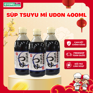 Súp nấu mì Bell Foods 400ml nhật bản (mì udon, lẩu, oden,..)/ nước tương nấu mì Tsuyu - Gyomu Japan