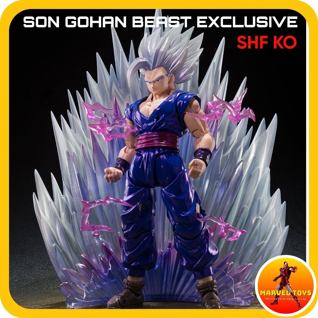 Mô Hình Bootleg SHF Dragon Ball Super 7 Viên Ngọc Rồng Gohan Beast Exclusive 1/12 Có Khớp (BL)