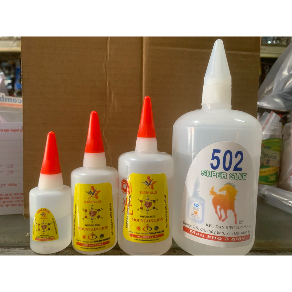 Keo dán Sắt 502 - Keo dán sắt siêu dính nhanh khô