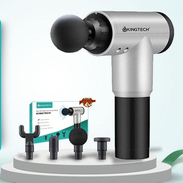 [Xả kho, cắt mã] Máy Massage Cầm Tay 6 Cấp Độ KINGTECH KH-320 - Mát Xa Toàn Thân Giúp Thư Giãn, Giảm