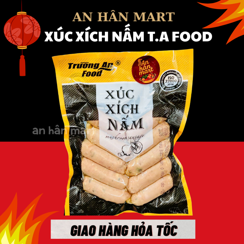 Xúc xích nấm Trường An Food gói 125g