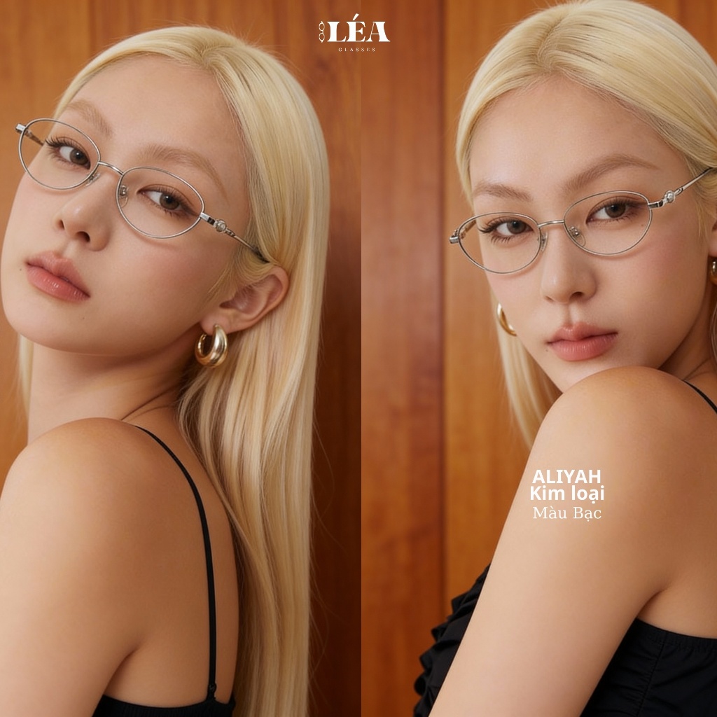 [LÉA GLASSES] Kính mắt Mèo Kim Loại chuyên lắp cận ALIYAH phong cách dễ thương HOT TREND | BigBuy360 - bigbuy360.vn
